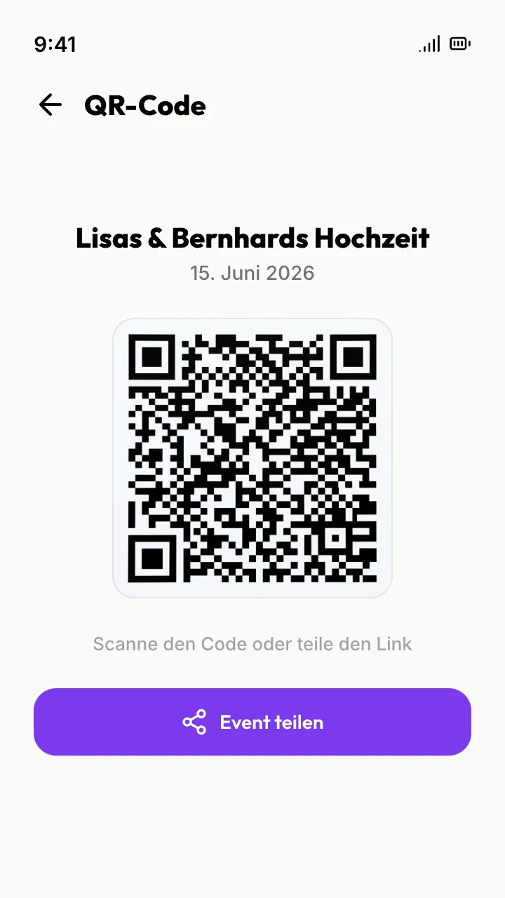 QR-Code scannen und sofort loslegen